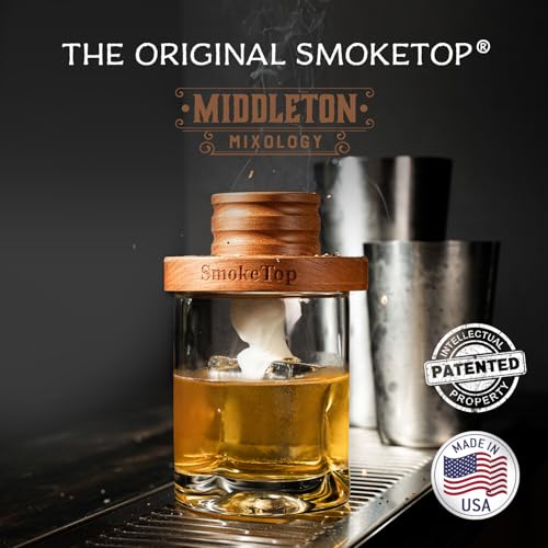 Cocktail Smoker Kit with Torch & 4 Wood Chip Flavors - Home Bar Accessory