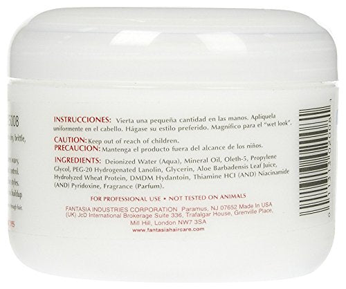 Fantasia IC Hair Polish Pomade 6 oz | Humidity-Resistant Styling & Shine