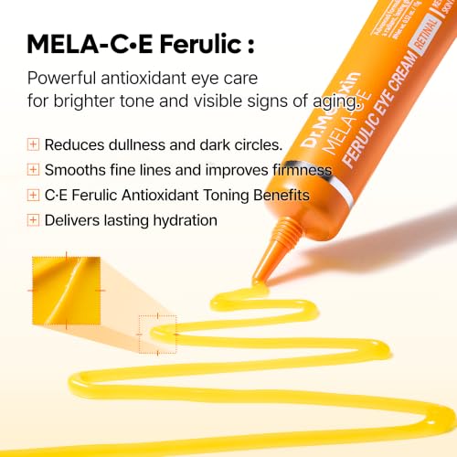 Dr.Melaxin C·E Ferulic Eye Cream for Dark Circles Wrinkles & Hyperpigmentation - 0.52 oz
