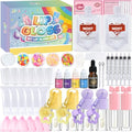 DIY Lip Gloss Making Kit for Girls - Yellow & Blue Lip Gloss Set with Keychain