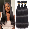 Straight Human Hair Bundles 8 10 12 Inch - Brazilian Virgin Hair Set with Variation