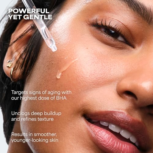 Paula's Choice 4% BHA Exfoliating Serum Toner for Clear & Smooth Skin, 1 fl oz