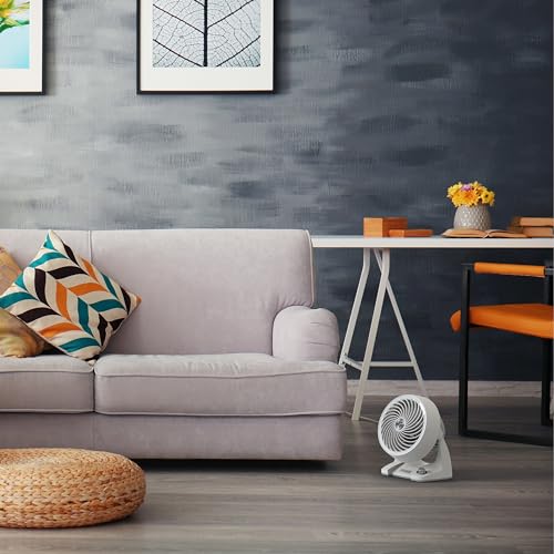 Vornado 533DC Small Energy Smart Tabletop Air Circulator Fan - White