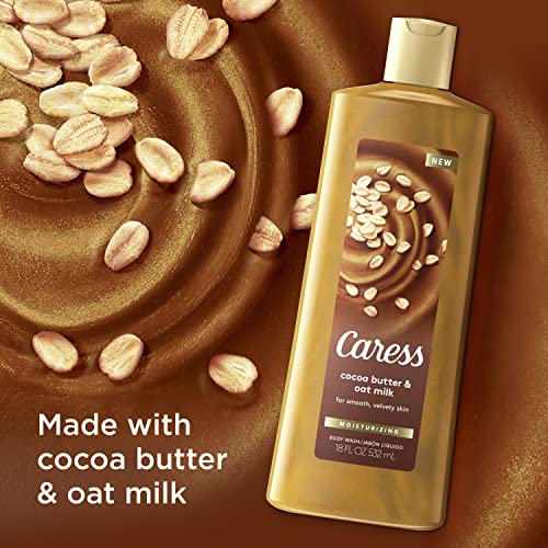 Moisturizing Body Wash for Women - Cocoa Butter & Oat Milk, 18.6 oz, 6 Pack