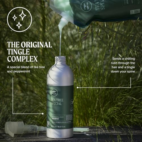 Tea Tree Special Shampoo 16.9 Fl Oz Deep Cleanses Oily Hair & Refreshes Scalp