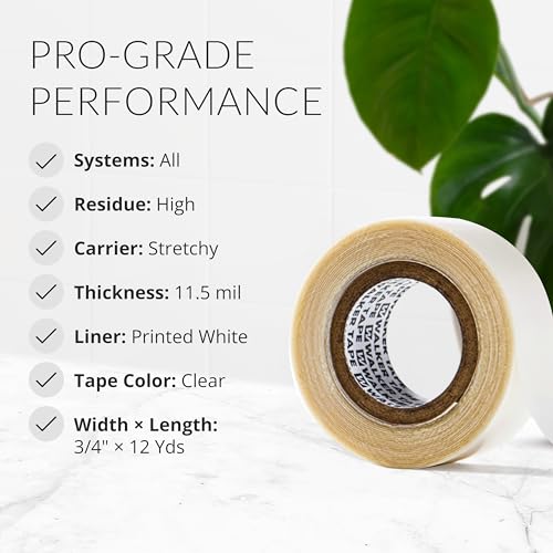 Hair System Tape Roll 3/4" x 12 Yards - Strong Double Sided Wig & Extensions Adhesive (Variation of THIS listing)