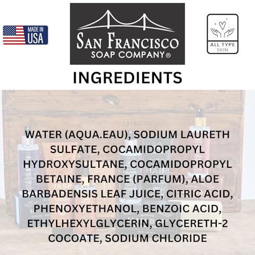 San Francisco Soap Company Midnight Amber Man Bar Hand Wash - 16.5 oz