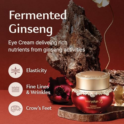 Sooryehan Hyobidam Fermented Eye Cream - Luxurious Korean Anti-Aging Skincare, 0.84 fl oz - Eye Cream