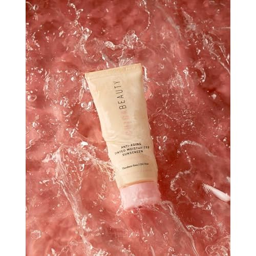 CHICA BEAUTY 3 in 1 Tinted Face Moisturizer with Anti-Aging Antioxidants, Vitamin A&E, SPF 30 Sunscreen with UVA/UVB Protection - Oil Free, Vegan, Cruelty & Paraben Free, All Skin Types - Medium Shade