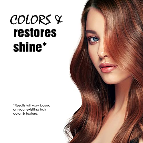 Organic Henna Hair Dye & Conditioner - Spicy Cinnamon Semi-Permanent Color, Chemical-Free, 4 Oz Pack of 3