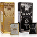 Organic Coffee & Cafe Latte Combo Pack - 100% Certified Gourmet Coffee