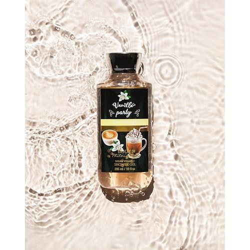 Velvet Nectar Vanilla Party Shower Gel - Vanilla Scented Body Wash with Shea & Vitamin E - Moisturizing and Hydrating 10 Fl oz ? Gently Scented Body Wash for Soft, Glowing Skin