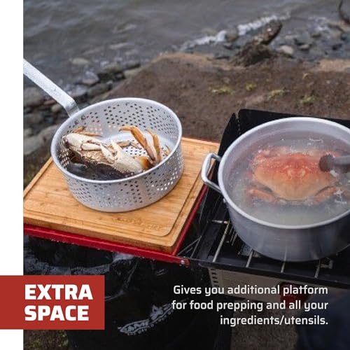 Camp Chef Folding Side Shelf Set for 2 Burners - Includes 2 Shelves, Model Compatibility, Shelf Set