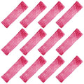 Pink Tie Dye Cotton Elastic Headbands Pack of 12 - Soft, Stretchy Sports & Fashion Hair Accessories