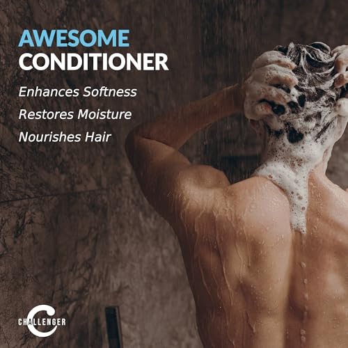 Tea Tree Shampoo & Peppermint Conditioner Set - Men's Hair Care - Itchy & Dry Scalp Relief - 2x 16oz - Variation of Shampoo & Conditioner