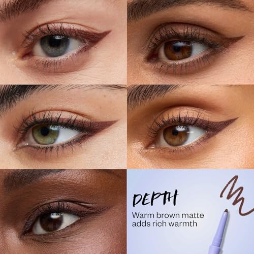 Kosas Soulgazer Waterproof Gel Eyeliner - Warm Brown Matte