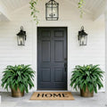 Large UV-Resistant Artificial Fern Plants - Outdoor 54 Inch Set of 2 with 102 Leaves Each