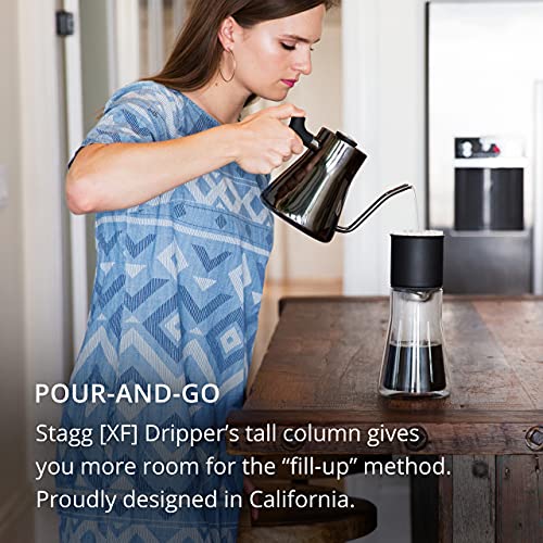 Pour-Over Coffee Maker Set with Dripper, Glass Carafe & Filters - Variation of XF