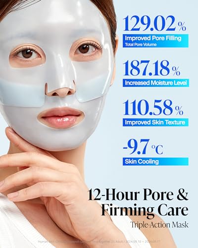 Medianswer Collagen Nanoshot Face Mask for Pore Tightening & Cooling, 5 Pack