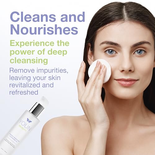 YOUN Beauty Makeup Removing Cleansing Oil by Holisitic Plastic Surgeon Dr. Anthony Youn | Hydrating Cleanser with Grape Seed, Sunflower & Rose Hip Oils | For All Skin Types, 120 ml