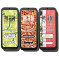 Men's Solid Cologne Sample Pack in Vintage Tin - Tobacco, Citrus & Sandalwood Fragrance Set