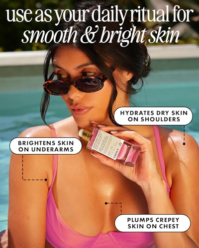 Post-Shave Serum for Ingrown Hair & Skin Brightening - Vegan Collagen & Rose Water