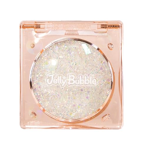 Face and Body Glitter, Makeup Paint for Eye Lip Hair, Festival Rave Accessories, Safe for Face, Easy Application & Removal, Silver