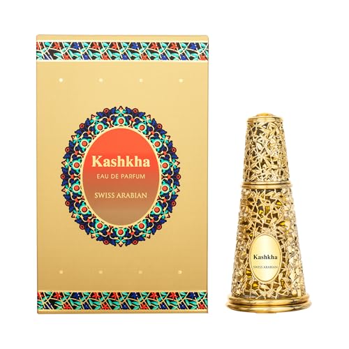 Swiss Arabian Kashkha CPO Luxury Perfume Oil - Long Lasting Signature Scent 0.6 Oz