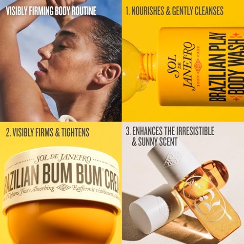 Sol de Janeiro Brazilian Bum Bum Cream & Body Wash Set - Hydrating Skincare Duo