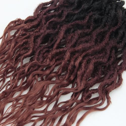 OT530/350 18-Inch 8-Pack Faux Locs Crochet Hair with Curly Ends UK BEkjdiof