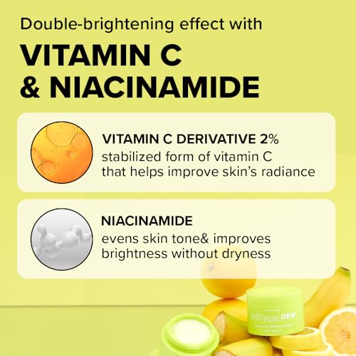 Say You Dew Vitamin C Face Cream - Moisturizing & Brightening with Banana & Lemon Extract - 1.69 fl oz (Variation 01 Say You Dew)