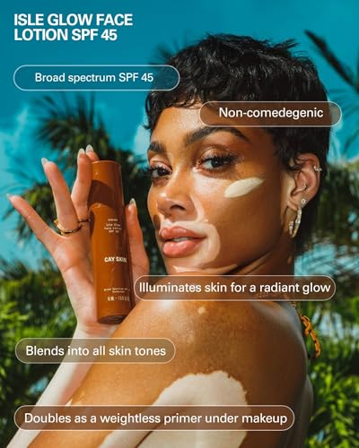 Cay Skin Isle Glow Face Moisturizer SPF 45 – Illuminating