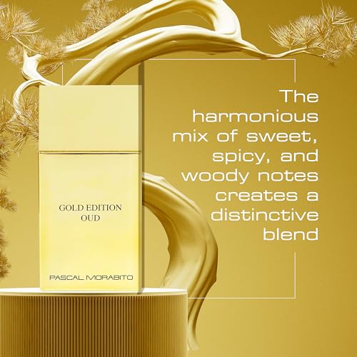 Men's Oud Eau de Parfum - Oriental Amber Fragrance Mist 3.4 Oz - Pascal Morabito
