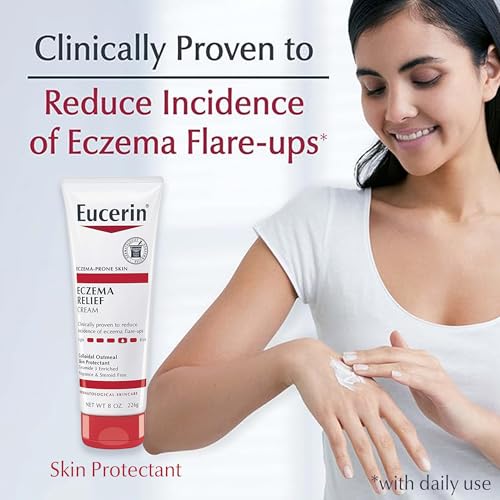 Eucerin Advanced Repair & Eczema Relief Skin Care Bundle - Fragrance-Free, Paraben-Free, Family Use