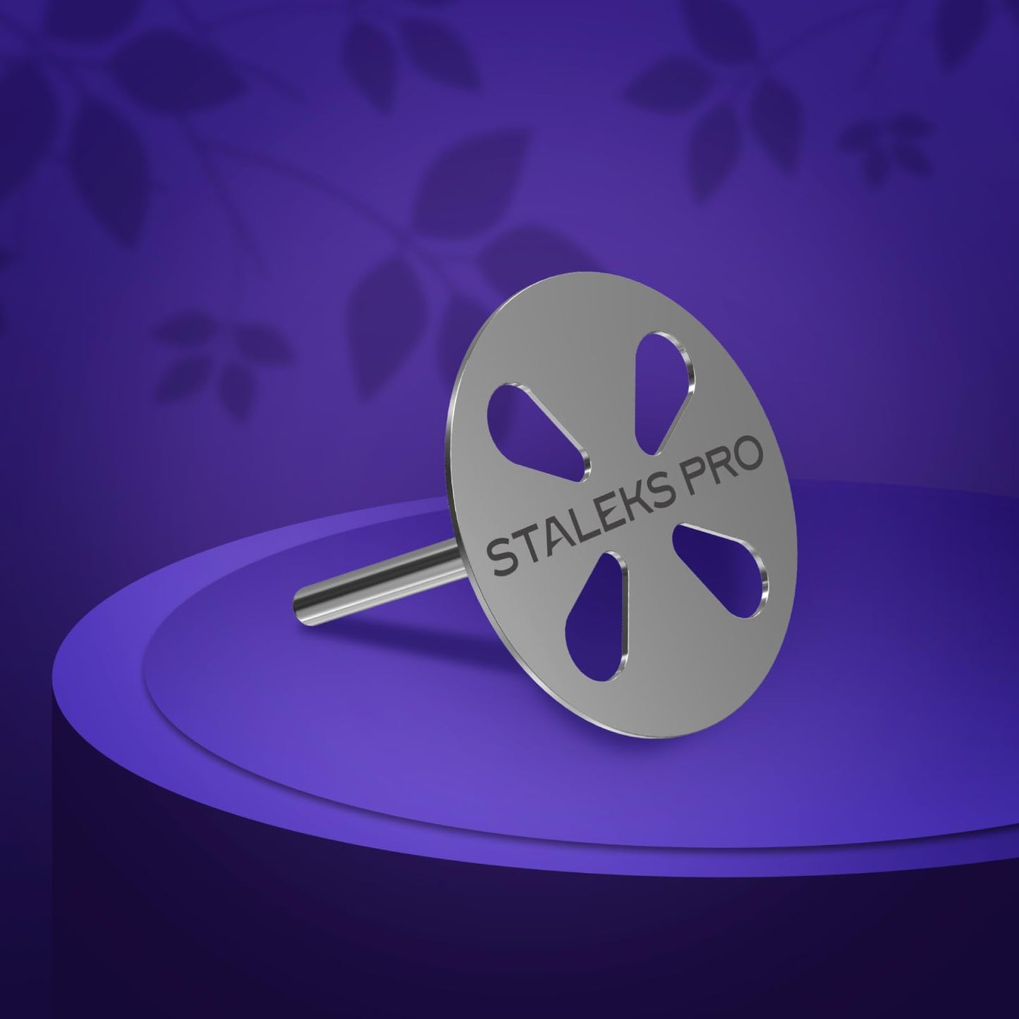 Staleks Pro PODODISC L Expert Pedicure Disc with 5 Disposable Files – 25 mm Diameter – 180 Grit – Stainless Steel – for Hardware Pedicure
