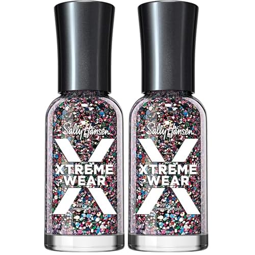 Sally Hansen Xtreme Wear Nail Polish, Confetti Craze, 0.4 Fl. Oz. (Pack of 2)