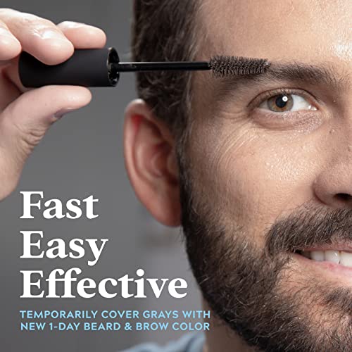 1-Day Beard & Brow Color Medium Brown Pack of 2 – Temporary Gray Cover & Fill-In