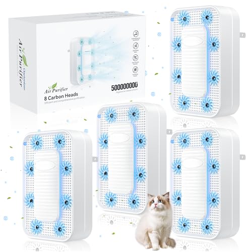White 4 Pack Air Ionizer Plug-In Air Purifiers for Home