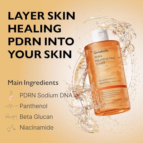 Genabelle PDRN Rejuvenating Toner - Deep Hydration & Skin Barrier Support, Glass Skin, 300ml