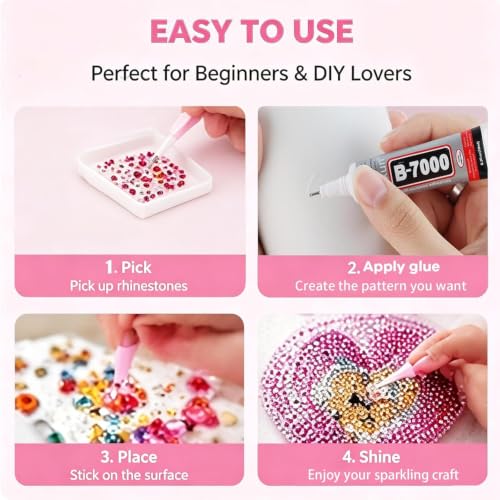 Bedazzling Kit 72 Colors 72000PCS Jelly Flatback Gems - Rainbow Variation
