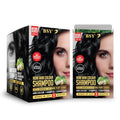 Black Hair Dye Shampoo - Ammonia-Free Permanent Hair Color, 20 Pack