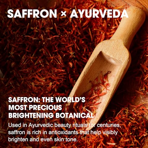 Saffron Serum for Face, Daily Complexion Care for a Radiant Glow, Lightweight Face Serum with Saffron Extract, Vitamin C Alternative, Smooth and Even-Looking Skin Finish for Everyday Skincare, 1 fl oz