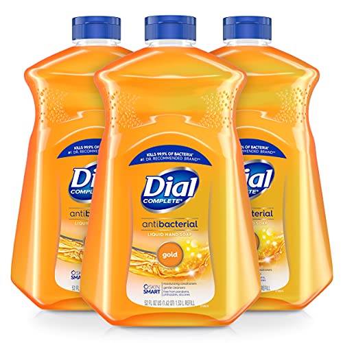 Liquid Hand Soap Refill Gold Pack of 3 & 11 fl oz Variants - Eco-Friendly, Moisturizing & Antibacterial