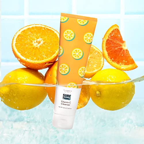 Elizabeth Mott Vitamin C Face Scrub, Cleanser, and Moisturizer | Vegan and Cruelty-Free Skincare for Brightening and Glowing Skin