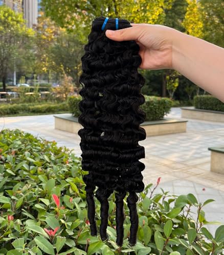 14 Inch Burmese Curly Human Hair Bundles - Natural Black, 100% Unprocessed, Spiral Curls, 97g - Variation of THIS listing