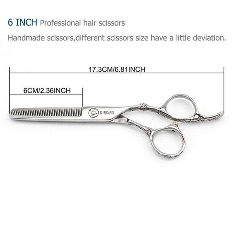 Hair cutting scissors 7 inch and hair thinning scissors 6 inch 440C professional hair scissors