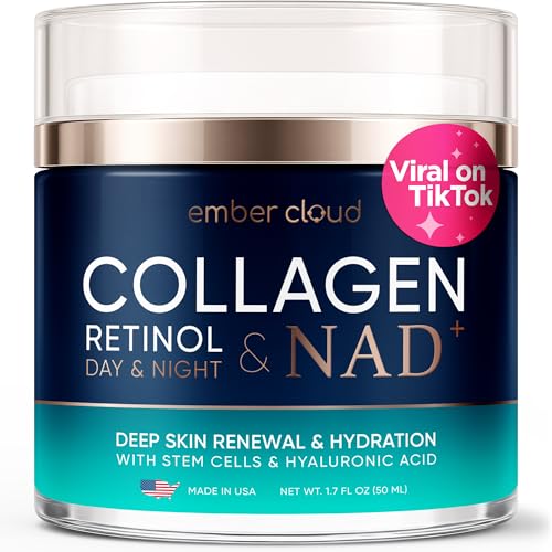 Collagen NAD+ Face Cream with Retinol & Hyaluronic Acid - 1.7 Oz (Variation of THIS listing)