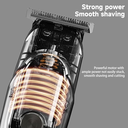 Men's 5-in-1 Waterproof Cordless Grooming Kit with Hair Clipper, Nose & Ear Trimmers