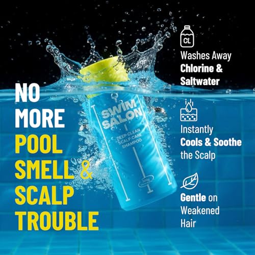 SWIM SALON Chlorine Removal Shampoo for Swimmers, 10.58 oz Pack of 2
