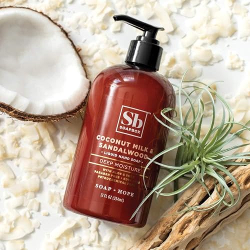 Liquid Hand Soap Variety Pack - Coconut, Lavender & Meyer Lemon - Vegan & Sulfate-Free